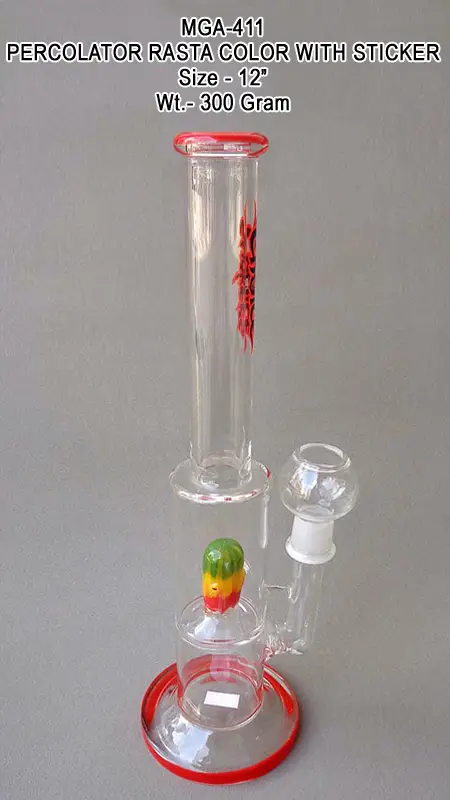 PERCOLATOR RASTA COLOR WITH STICKER